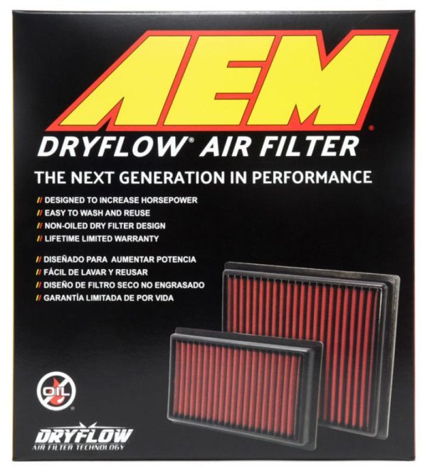AEM 08-10 F150 250 350   07-10 Expedition 10.5in O S L x 9.875in O S W x 2.188in H DryFlow Filter Hot on Sale - Image 2