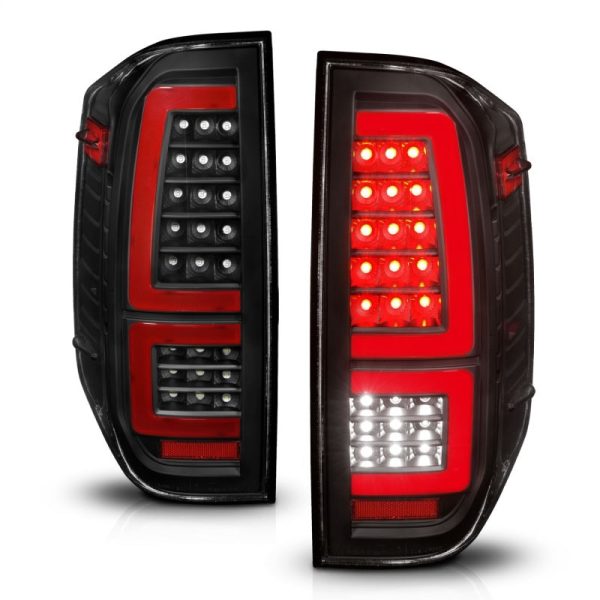 ANZO 2014-2021 Toyota Tundra LED Taillights Black Housing Clear Lens For Discount - Image 5