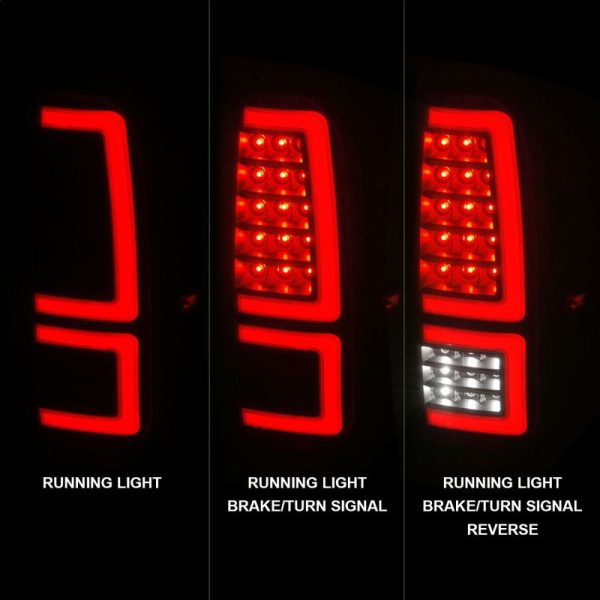 ANZO 2014-2021 Toyota Tundra LED Taillights Black Housing Clear Lens For Discount - Image 2