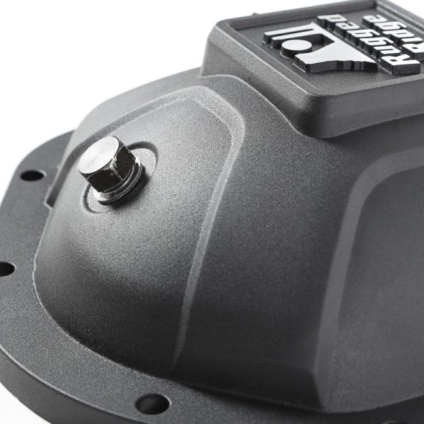 Rugged Ridge Boulder Aluminum Differential Cover Dana 44 Black Discount - Image 3